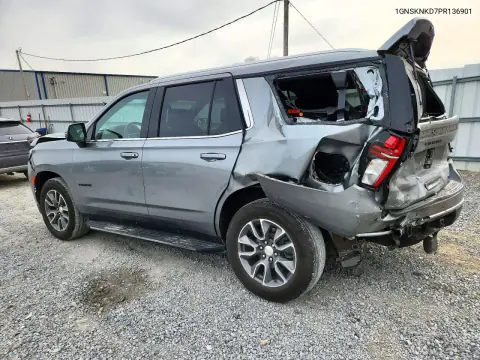 2023 Chevrolet Tahoe K1500 Lt VIN 1GNSKNKD7PR136901 фото 2