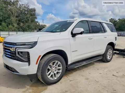1GNS5NKD7TR413855 — 2026 Chevrolet Tahoe, Задняя часть, фото до ремонта