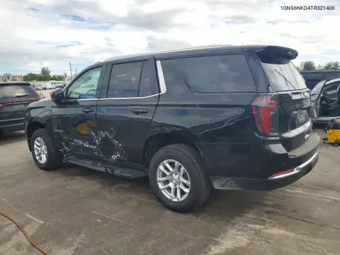 1GNS6NKD4TR321406 — 2026 Chevrolet Tahoe, фото 2 с аукциона Copart, Боковая часть