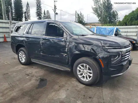 1GNS6NKD4TR321406 — 2026 Chevrolet Tahoe, фото 4 с аукциона Copart, Боковая часть
