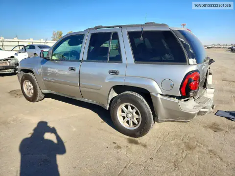 2002 Chevrolet Trailblazer VIN 1GNDS13S322301035 фото 2