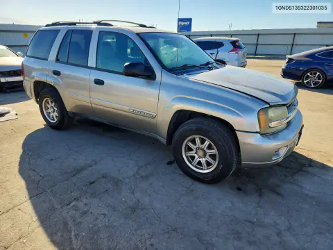 2002 Chevrolet Trailblazer VIN 1GNDS13S322301035 фото 4