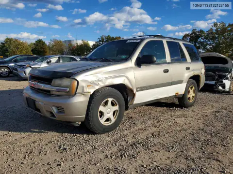 1GNDT13S132123155 — 2003 Chevrolet TrailBlazer, Передняя часть, фото до ремонта