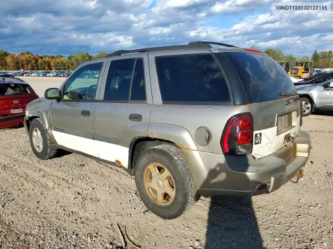 2003 Chevrolet Trailblazer VIN 1GNDT13S132123155 фото 2