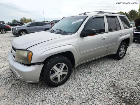 1GNDT13S462103020 — 2006 Chevrolet TrailBlazer, Передняя часть, фото до ремонта