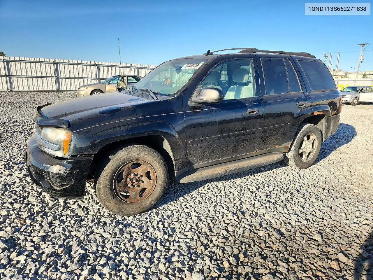 2006 Chevrolet Trailblazer Ls VIN 1GNDT13S662271838 фото 1
