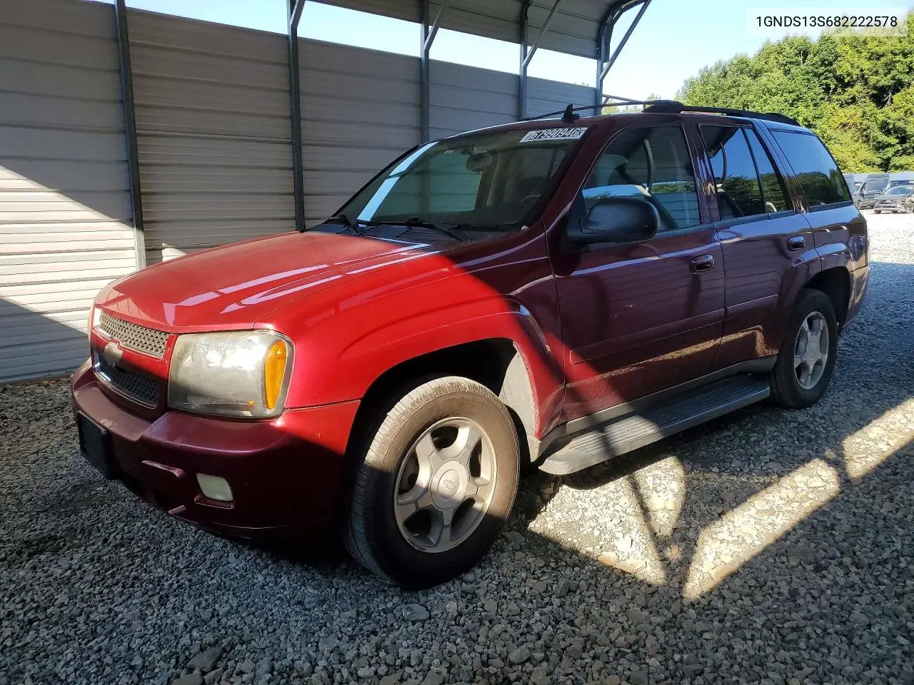 2008 Chevrolet Trailblazer Ls VIN 1GNDS13S682222578 фото 1