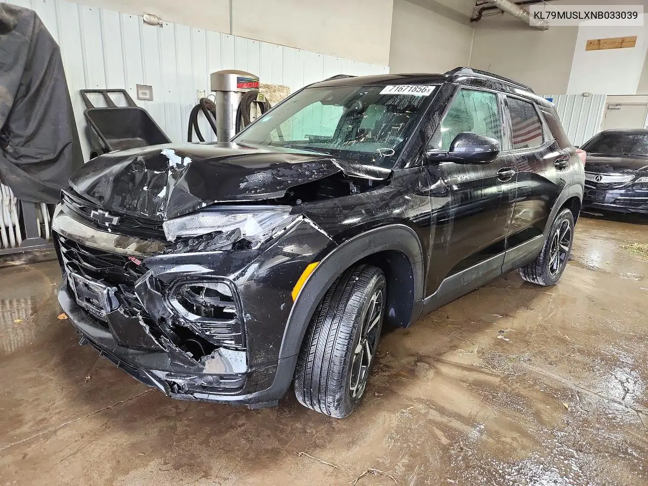 2022 Chevrolet Trailblazer Rs VIN KL79MUSLXNB033039 фото 1