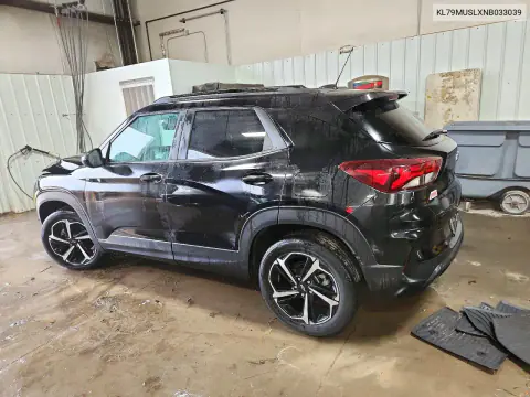 2022 Chevrolet Trailblazer Rs VIN KL79MUSLXNB033039 фото 2