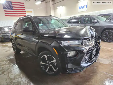 2022 Chevrolet Trailblazer Rs VIN KL79MUSLXNB033039 фото 4