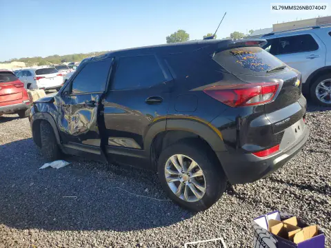 2022 Chevrolet Trailblazer Ls VIN KL79MMS26NB074047 фото 2
