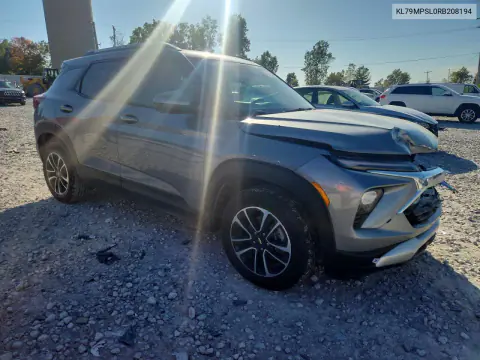 2024 Chevrolet Trailblazer Lt VIN KL79MPSL0RB208194 фото 4