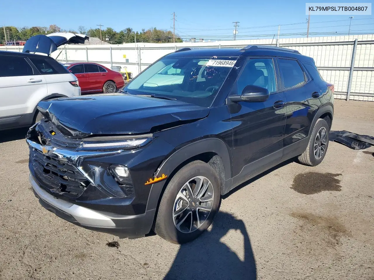 2026 Chevrolet Trailblazer Lt VIN KL79MPSL7TB004807 фото 1