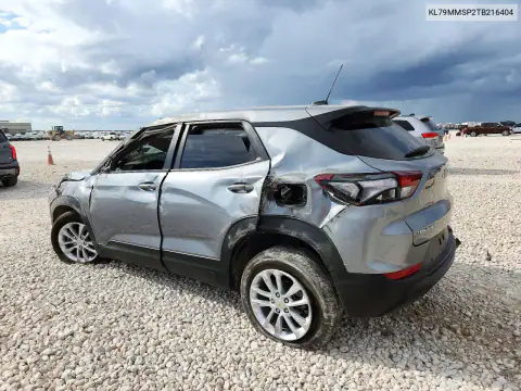 KL79MMSP2TB216404 — 2026 Chevrolet TrailBlazer, фото 2 с аукциона Copart, Переворот