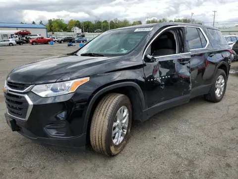 1GNEVFKW7MJ216107 — 2021 Chevrolet Traverse LS, Передняя часть (Front End), фото до ремонта