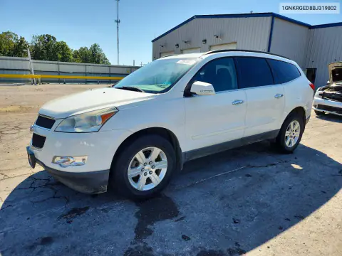 2011 Chevrolet Traverse Lt VIN 1GNKRGED8BJ319802 фото 1
