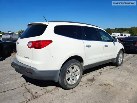 2011 Chevrolet Traverse Lt VIN 1GNKRGED8BJ319802 фото 3
