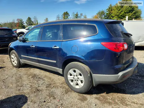 2011 Chevrolet Traverse Ls VIN 1GNKRFED1BJ402904 фото 2