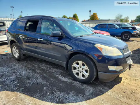 2011 Chevrolet Traverse Ls VIN 1GNKRFED1BJ402904 фото 4