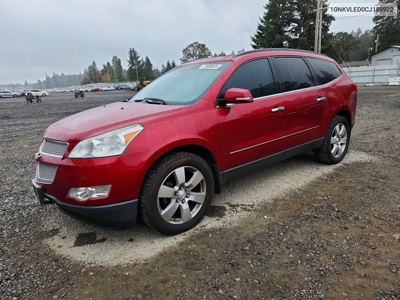 2012 Chevrolet Traverse Ltz VIN 1GNKVLED0CJ188922 фото 1