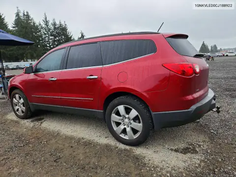 2012 Chevrolet Traverse Ltz VIN 1GNKVLED0CJ188922 фото 2