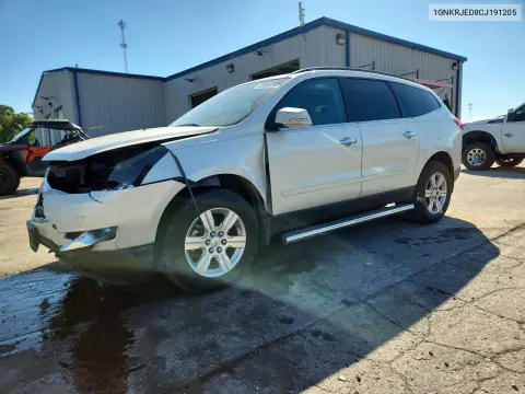 2012 Chevrolet Traverse VIN 1GNKRJED8CJ191205 фото 1