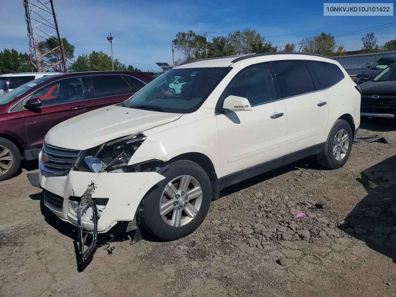 2013 Chevrolet Traverse Lt VIN 1GNKVJKD1DJ101622 фото 1