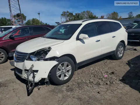 1GNKVJKD1DJ101622 — 2013 Chevrolet Traverse, Передняя часть, фото до ремонта