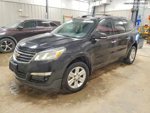 1GNKVGKD0DJ170272 — 2013 Chevrolet Traverse, Передняя часть, фото до ремонта