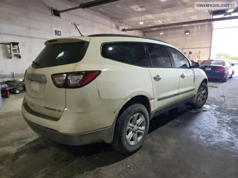 2013 Chevrolet Traverse Ls VIN 1GNKRFKD0DJ242117 фото 3