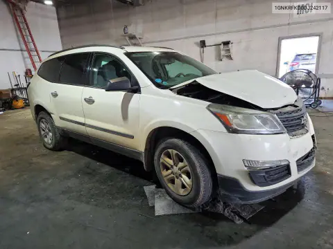 2013 Chevrolet Traverse Ls VIN 1GNKRFKD0DJ242117 фото 4