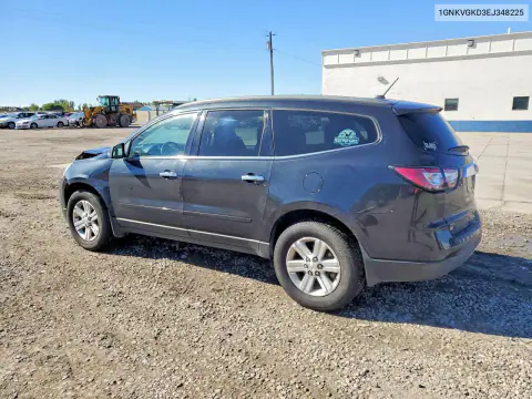 2014 Chevrolet Traverse Lt VIN 1GNKVGKD3EJ348225 фото 2