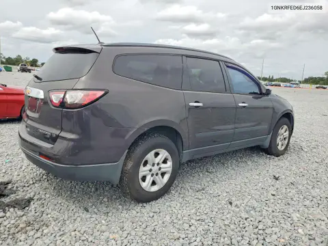 2014 Chevrolet Traverse Ls VIN 1GNKRFED6EJ236058 фото 3