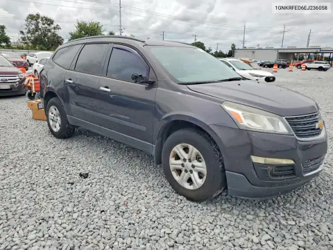 2014 Chevrolet Traverse Ls VIN 1GNKRFED6EJ236058 фото 4