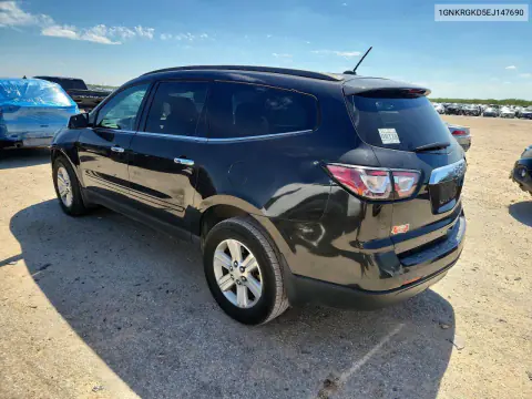 2014 Chevrolet Traverse Lt VIN 1GNKRGKD5EJ147690 фото 2