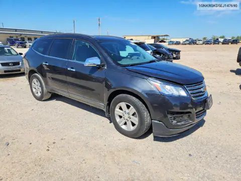 2014 Chevrolet Traverse Lt VIN 1GNKRGKD5EJ147690 фото 4