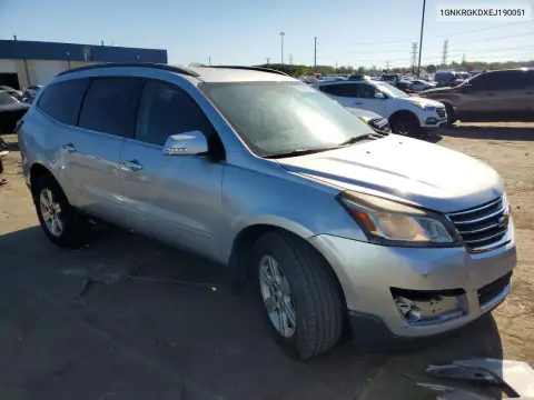 2014 Chevrolet Traverse Lt VIN 1GNKRGKDXEJ190051 фото 4