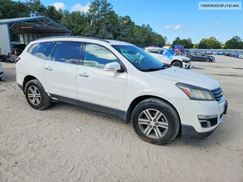 2015 Chevrolet Traverse Lt VIN 1GNKRGKD3FJ181466 фото 4