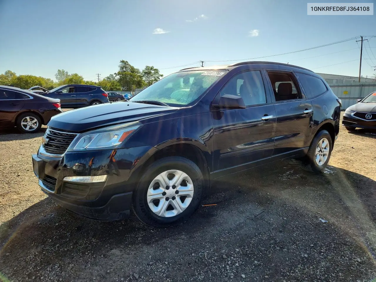 2015 Chevrolet Traverse Ls VIN 1GNKRFED8FJ364108 фото 1