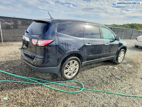 2015 Chevrolet Traverse Lt VIN 1GNKRGKDXFJ188124 фото 3