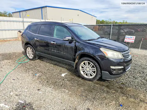 2015 Chevrolet Traverse Lt VIN 1GNKRGKDXFJ188124 фото 4