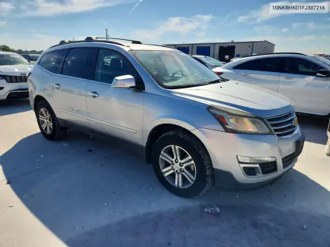 2015 Chevrolet Traverse Lt VIN 1GNKRHKD1FJ307216 фото 4