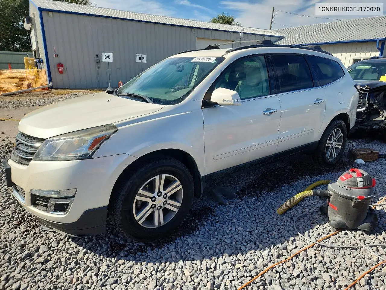 2015 Chevrolet Traverse Lt VIN 1GNKRHKD3FJ170070 фото 1