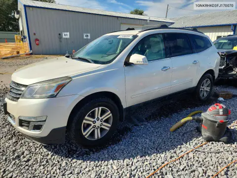 1GNKRHKD3FJ170070 — 2015 Chevrolet Traverse, Передняя часть, фото до ремонта