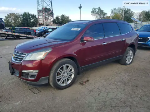 1GNKVGKD6FJ390115 — 2015 Chevrolet Traverse, Сторона, фото до ремонта