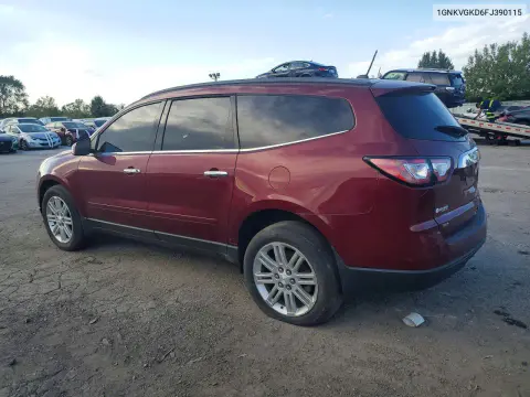 2015 Chevrolet Traverse Lt VIN 1GNKVGKD6FJ390115 фото 2