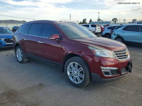2015 Chevrolet Traverse Lt VIN 1GNKVGKD6FJ390115 фото 4