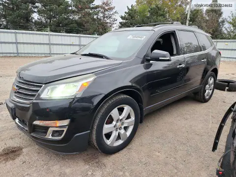 1GNKVGKD1GJ224652 — 2016 Chevrolet Traverse, Задняя часть, фото до ремонта