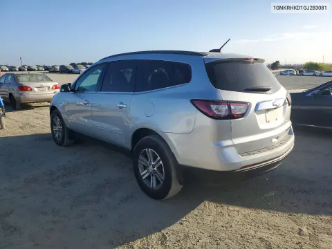 2016 Chevrolet Traverse Lt VIN 1GNKRHKD1GJ283081 фото 2