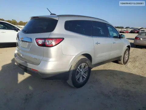 2016 Chevrolet Traverse Lt VIN 1GNKRHKD1GJ283081 фото 3